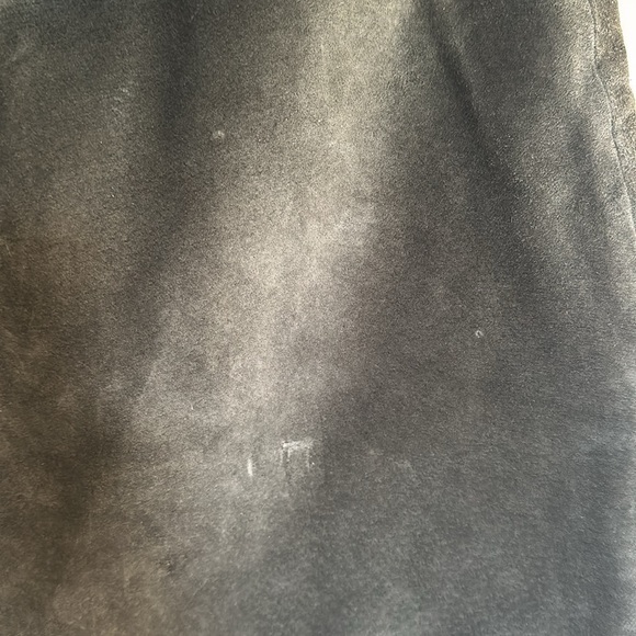 Wilson Maxima suede leather mini skirt vintage size 12. Deep forest green. NWT - Picture 9 of 10